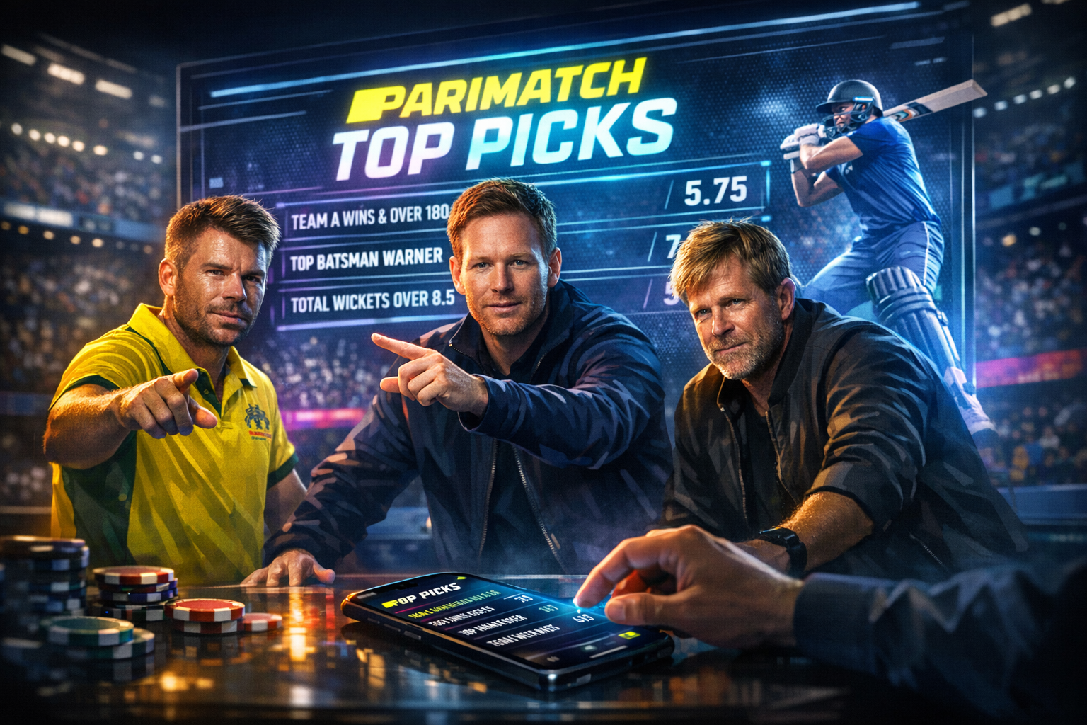 Parimatch Launches Upgraded Top Picks with Insights from Cricket Ambassadors